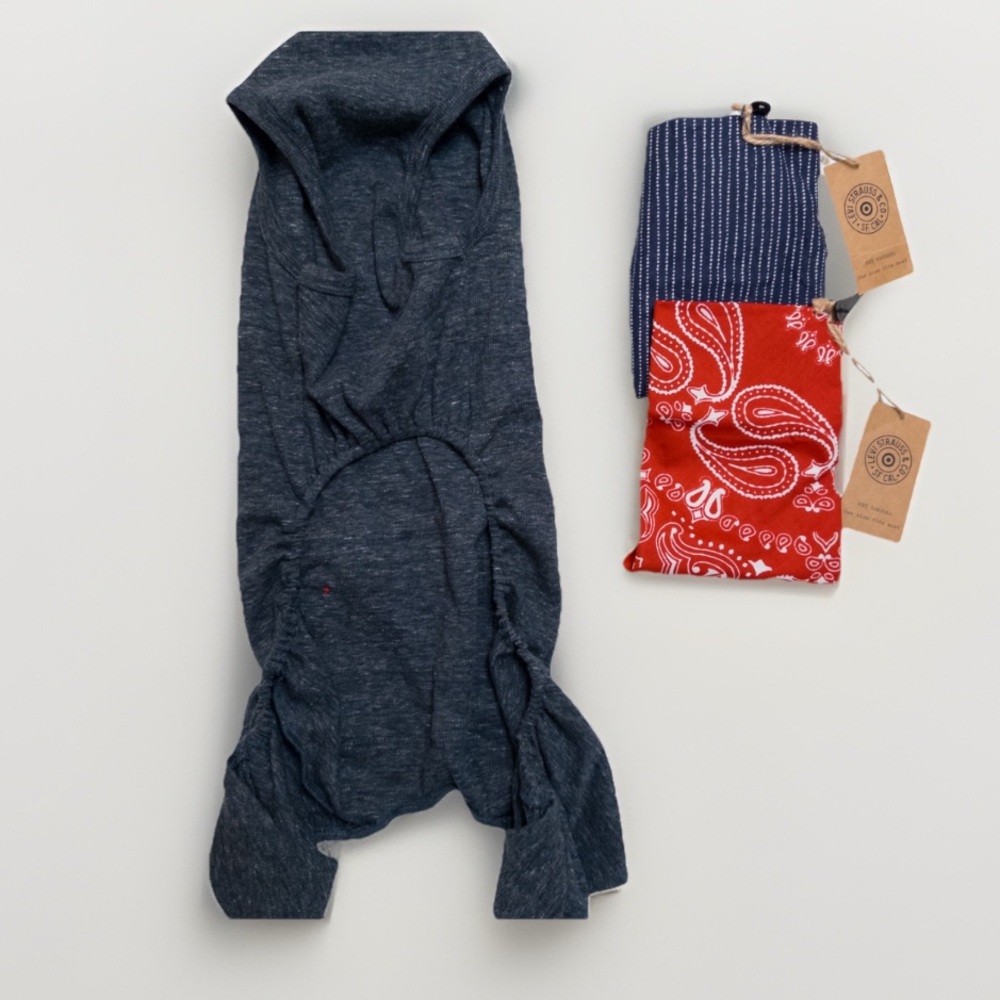 Levi Strauss Target Dog Cat Pajamas And Bandanas
